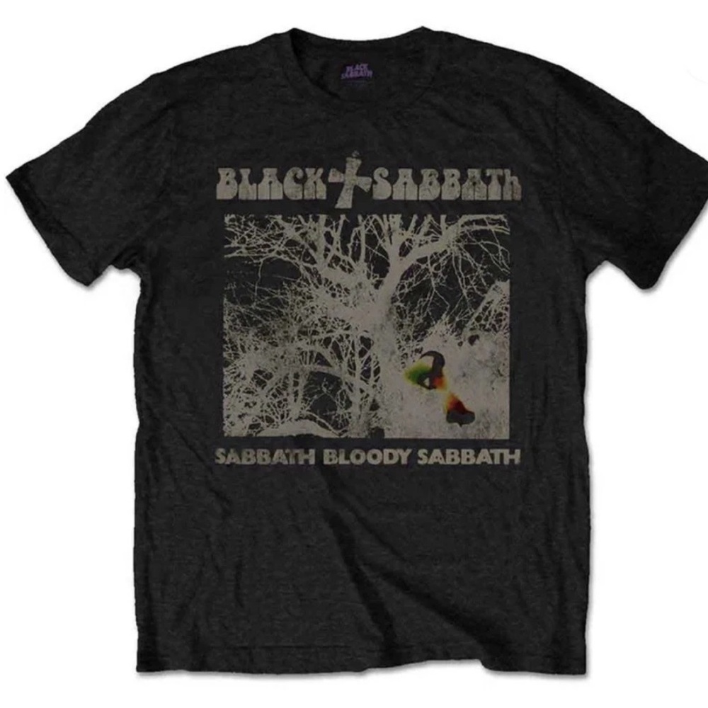 Black Sabbath “Sabbath Bloody Sabbath” Black Graphic Band T-Shirt